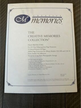 Creative Memories 8x10 Page Protectors